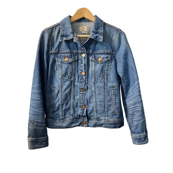 J Crew Denim Jean Jacket - Picture 1 of 7